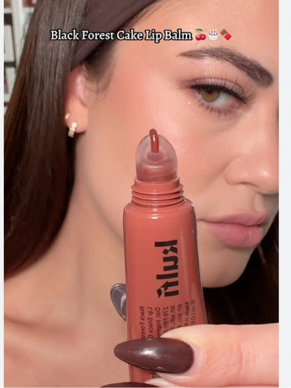 Kulfi Lip Snack Lipgloss Lip Balm in Black Forest Cake BNIB